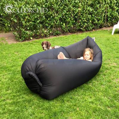 China Durable Comfortable Outdoor Waterproof Lazy Inflatable Sofa Couch Portable Beach Blow Up Bag Inflatable Sofa for sale