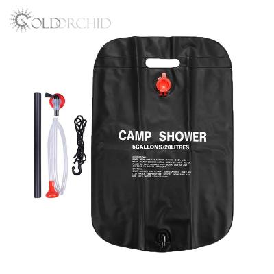 China PVC Best Design Portable Outdoor Camping Shower Bag Travel Shower Bag 40L Durable Water Capacity for sale