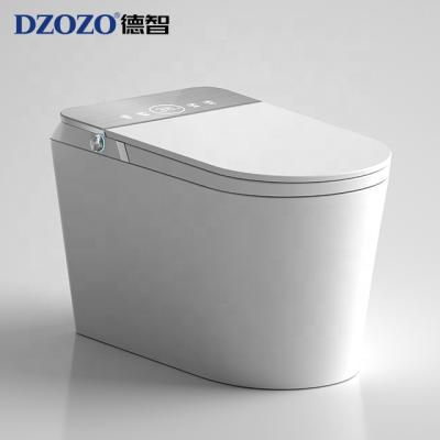 China One piece elektrisch automatic operation smart wc toilet large smart for sale