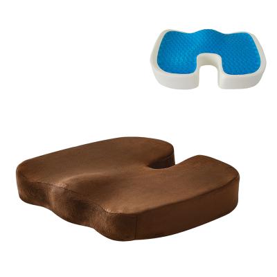 China Office Chair Car Comfort Memory Foam Anti-Static Gel Raised Cushion Anti-Slip Tailbone Orthopedic for sale