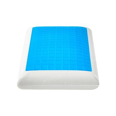 China Anti-Static Cooling Relieve 1 Pcs Healthy Orthopedic Curved Bed Memory Foam Gel Cooling Pillow Newly for sale