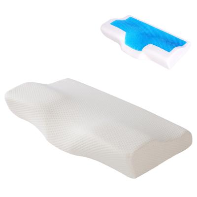 China Factory Supply Anti-static Anti-bacteria Cloth Gel Memory Foam Useful Butterfly Pillow for sale