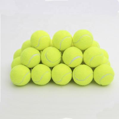 China Goods Wholesale Yellow Logo Printing Acrylic Felt Paddle Tennis Ball Padel Balls For Beginners for sale