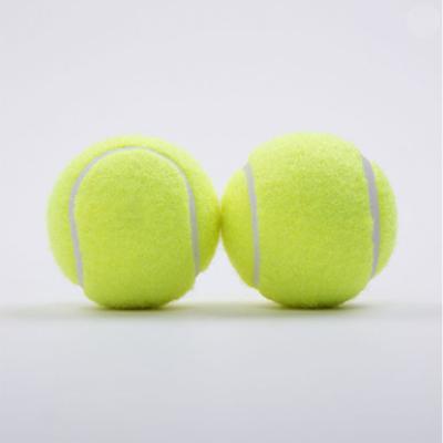 China Durable Pressureless Custom Tennis Ball With Tube For Padel Racket for sale