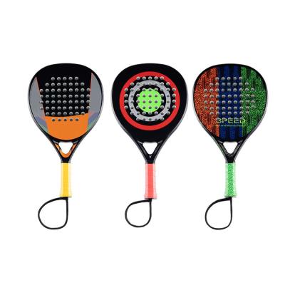 China Game playing tennis racket racket palas de padel carbon fiber padel tennis racket OEM for sale