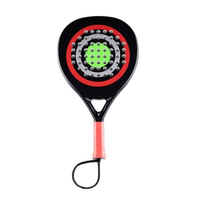 China Game Playing Tennis Racket Padel Racket Tennis Racket Factory Direct Sale 18K Carbon Round Shape Best Padel Paddle Rackets for sale