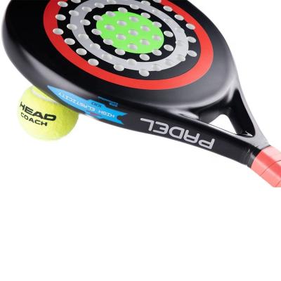 China Game Playing Tennis Racket Set Wholesale 3K, 12K, 18K Pop Tennis Racket Diamond Shape Padel Paddle Rackets for sale