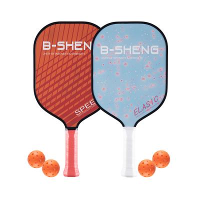 China Wholesale High Quality Portable Factory Carbon Pickleball Paddle Set of 2 Rackets with 4 Balls for sale