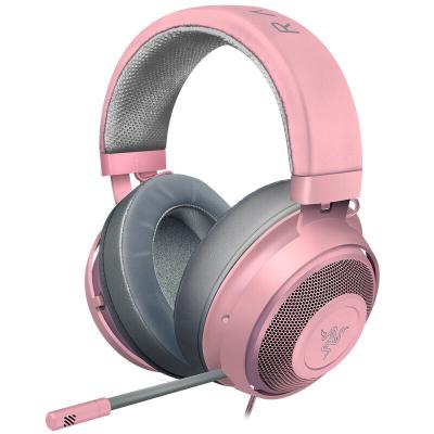 China Comfortable Wearing Razer Kraken Headset - Pink Green Black Silver Color Wired Gaming 3.5mm Interface Headset for sale