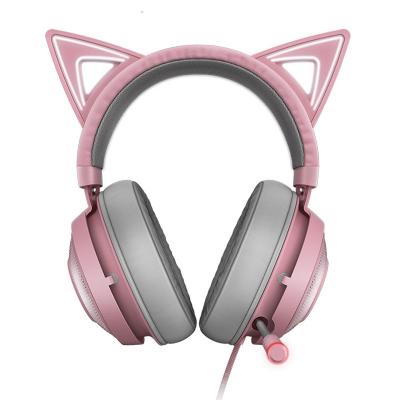 China Razer Kraken Kitty Wired Headband USB Headset 7.1 Edging - Active Noise-Cancelling Microphone Gaming Earphone for sale