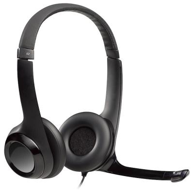 China Original Logitech Stereo Sound H390 Wired Computer Headset With Noise Reduction With Volume / Control USB-A Mute Earphone for sale