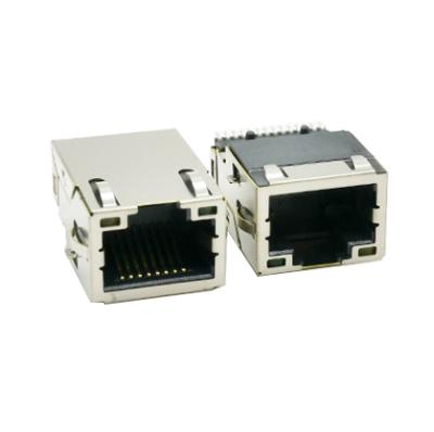 China PCB 10G poe+ network connector ethernet jack pcb rj45 connector for sale