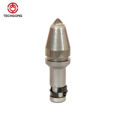 China High Quality High Impact Strengh Round C31 Shank Drill Tool Bits Stacking Auger Rock Drill Bit Bullet Teeth For Bored Piles for sale