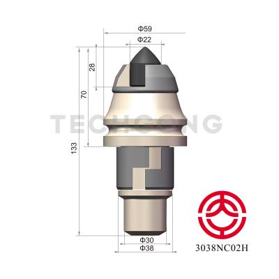 China High rotary tools drilling efficiency drill bit betek teeth/bullet teeth for rock drill rigs/bucket teeth for excavator for sale