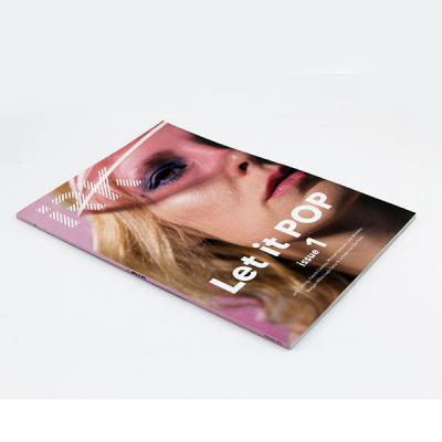 China paper & Custom Top Quality Met Cardboard Art A3 Overseas Magazine Printing for sale