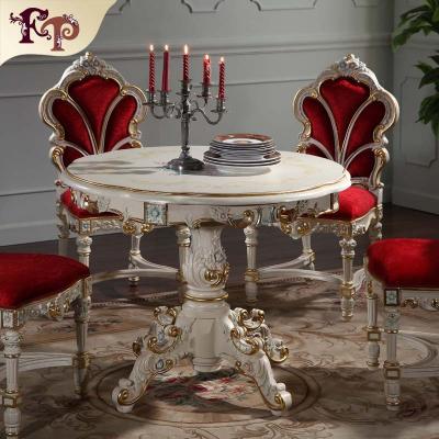 China china manufacturers direct sale furniture handwork royalty solid wood royal classic dining table for sale