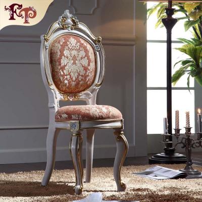 China French Style Solid Wood Dining Room Furniture-French Furniture-Hand-Made Royalty Classic Dining Chair for sale