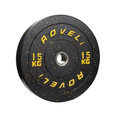 China Universal Fitness Weight Lifting Barbell Hi-Temp Hot Selling Rubber Bumper Plate For Gym for sale