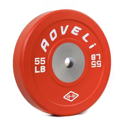 China High Quality Universal Gym Competition Rubber Weightlifting Barbell Dish for sale