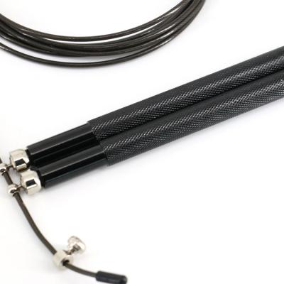 China Aluminum Handle+Steel Wire+PVC/PU Fast Speed ​​Jump Rope High Quality High Quality Adjustable Jump Rope For Fitness for sale