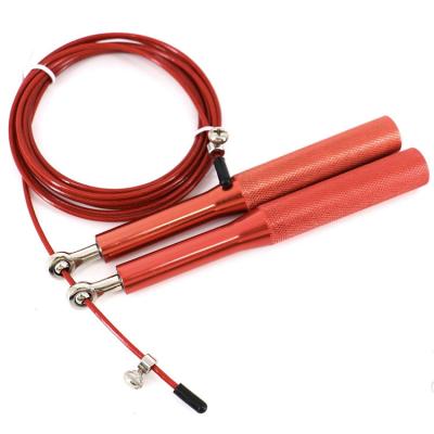 China Aluminum handle+steel wire+PVC/PU custom fast delivery speed cheap jumping skipping rope for sale