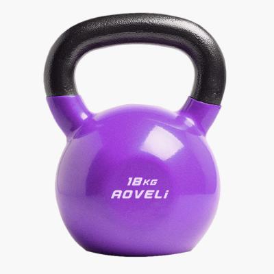 China Cast Iron Universal Fitness Kettle Plastic Coated Bell Weights Kettle Bell Set For Fitness for sale