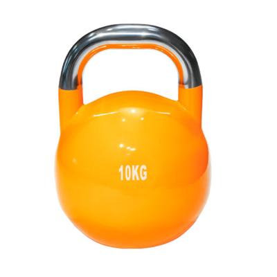 China Competition Universal Coated Kettlebell With Stainless Steel Handle Kettle Bell for sale