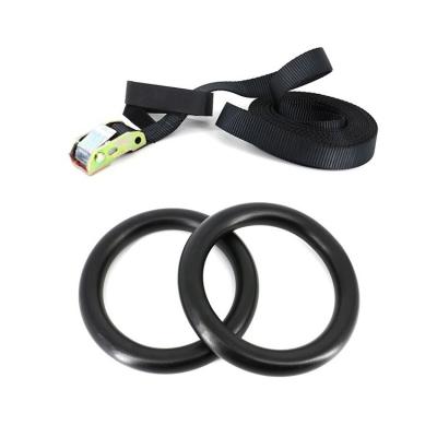 China Cheap And High Quality Steel Gymnastic Rings Indoor Sporting Goods Workout for sale