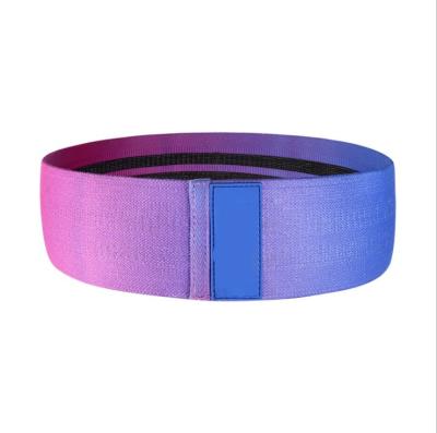 China Elastic Strength Hip Fabric High Resistance Exercise Logo Booty Band Custom Made for sale