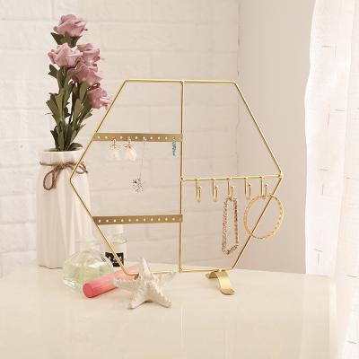 China Hot Sale European Style Metal Wire Jewelry Display Stand Holder J2103032 for sale