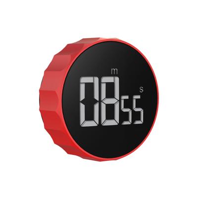 China 2021 Sustainable New Arrival Circular Cronometro Button Digital Timer Kitchen Countdown Timer With Led for sale