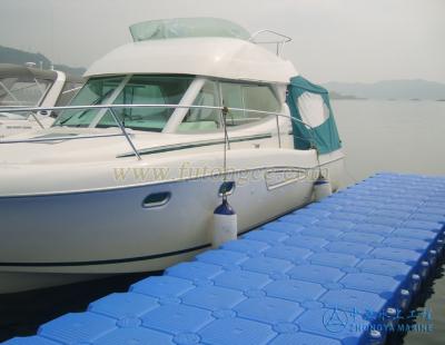 China Marine Plastic Marine Parts HDPE Floating Marina Floating Dock Pontoon for sale