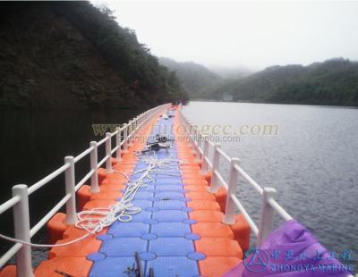 China HMWHDPE China pontoon dock and floating bridge for sale