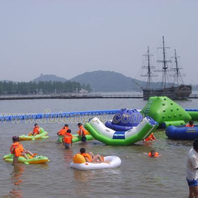 China Marina Leisure Water Park with durable plastic floating pontoon for sale