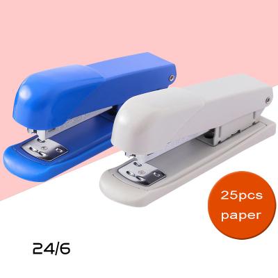 China Wholesale Office School Stationery Office Supplies Color Box Large 3MM 24/6 Metal Stationery Medium Stapler for sale