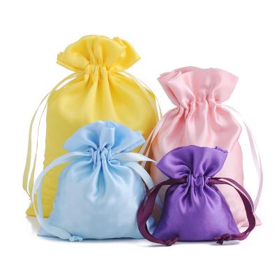 China Multi Color Selection Pure Color Drawstring Design Viable Hot Selling Kids Drawstring Storage Waterproof Bag for sale