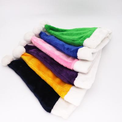 China Best Short Plush Soft Sell Wholesale Multi Color Plush Keeps Holiday Christmas Winter Warm Windproof Hat for sale