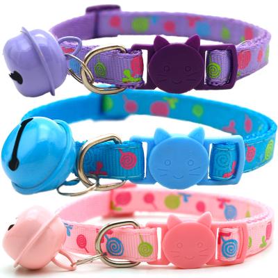 China Bells New Logo Color Plastic Pp Pet Custom Made Cat And Dog Lollipop Collar With Bell for sale