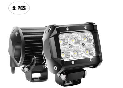 Chine Le double guide optique du véhicule LED de rangée, 18W Off Road embrument des lumières d'entraînement à vendre