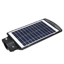 China 60 Watt Solar Panel Street Light CREE LED 9900lm Flux Smooth Surface for sale