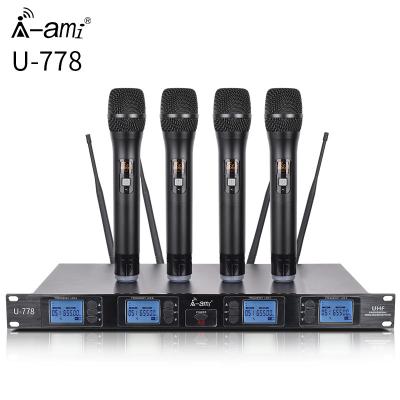 China Brand New Perfect Sound Professional Wireless Microphone with Great Studio Recording Price for sale