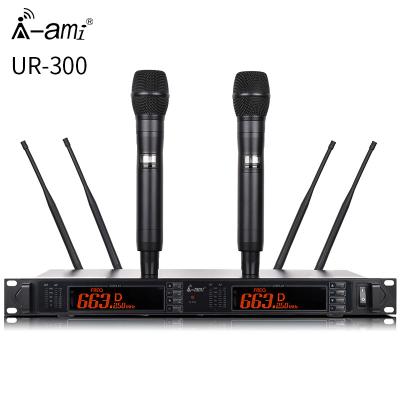 China Perfect Sound Professional Sound System Vocal Dynamic UHF Handheld Wireless Microphone MIC for sale