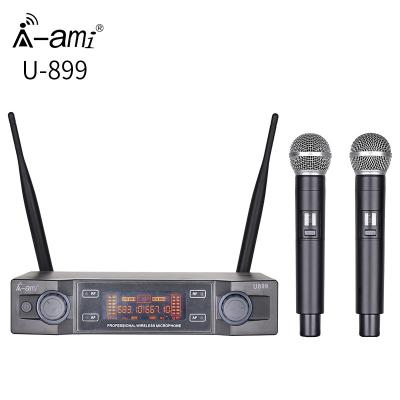 China Professional Handheld Microphone UHF Good Quality Wireless Microphone for sale