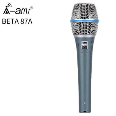 China Handheld Microphone Beta58A Supercardioid Good Quality Dynamic Vocal Cable Microphone For Karaoke Stage Performance Studio Recording for sale