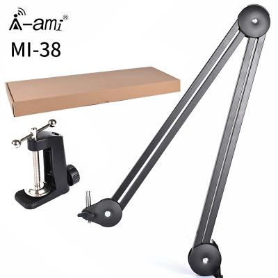 China High Quality Adjustable 180 Degree Portable Microphone Desktop Mic Holder Stand New for sale