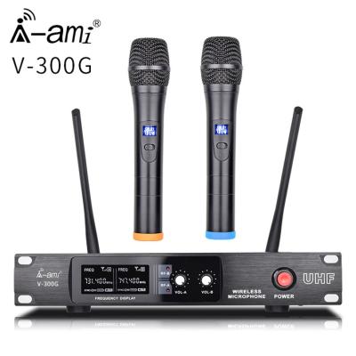 China Perfect Sound Professional VHF Wireless Handheld Karaoke Microphone Wireless Microphone for sale