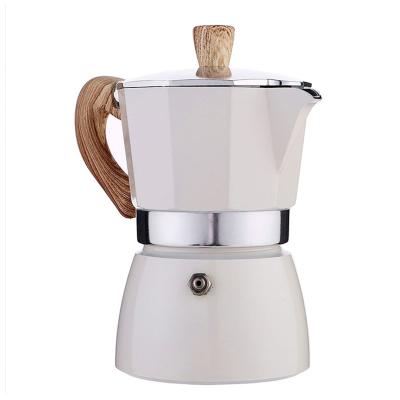 China Sustainable Professional Production Thicken Premium Aluminum Mocha Coffee Pot Coffee Maker for sale