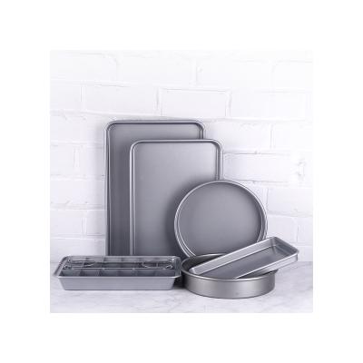 China Stocked Removable Base Plate Cake Baking Pan Oval Shape Kitchen Bakeware Mold for sale