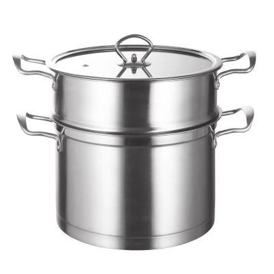 China Sustainable Direct Sale High Quality Cooking Pot Large Stainless Steel For Family for sale