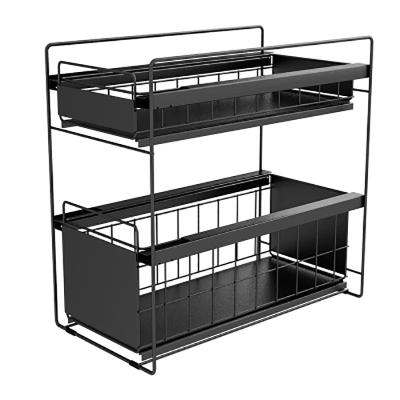 China Modern Kitchen Rack Highly Recommended Separate Seasoning Rack Shelf For Store Fruits for sale